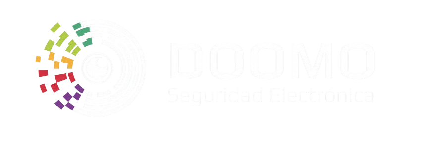 Logo de Doomo Seguridad Electrónica, empresa especializada en instalación de cámaras de seguridad y alarmas Hikvision en Villa María.