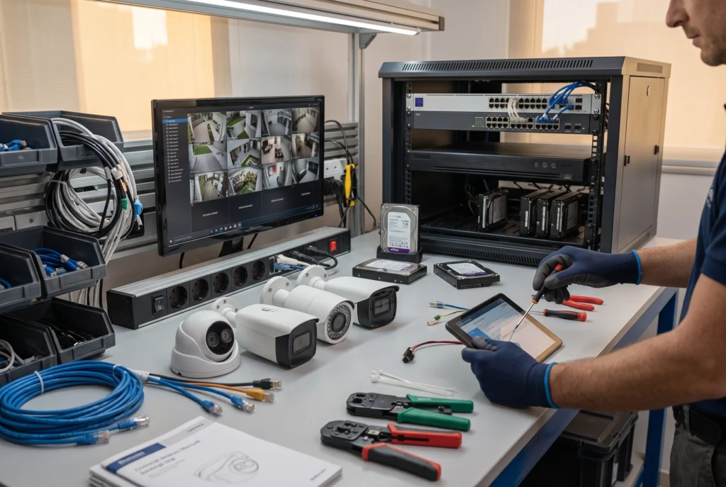 Equipamiento profesional para sistemas de videovigilancia